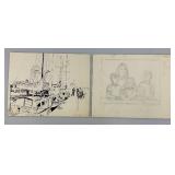 Group Of Famous Artist JAMES OTIS BURNLEY