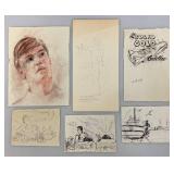 Group Of Famous Artist JAMES OTIS BURNLEY