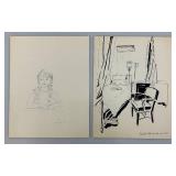 Group Of Famous Artist JAMES OTIS BURNLEY