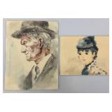 Group Of Famous Artist JAMES OTIS BURNLEY