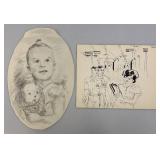 Group Of Famous Artist JAMES OTIS BURNLEY