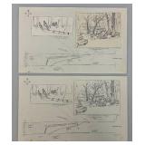 Group Of Famous Artist JAMES OTIS BURNLEY