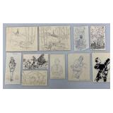 Group Of Famous Artist JAMES OTIS BURNLEY