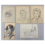 Group Of Famous Artist JAMES OTIS BURNLEY