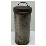 Vintage Krener Dairy Cream Canister With Lid 15"