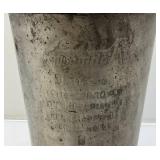 Vintage Krener Dairy Cream Canister With Lid 15"