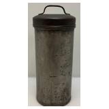 Vintage Krener Dairy Cream Canister With Lid 15"