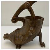 Very Old Metal Sausage Stuffer