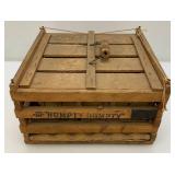 Antique Humpty Dumpty Wooden Egg Crate