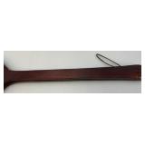 Antique Fireplace Bellows With Metal Decoration 32"