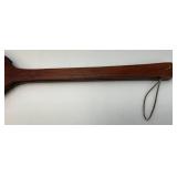 Antique Fireplace Bellows With Metal Decoration 32"