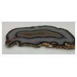 Large 4 1/4" x 6 1/2" Agate Slice Polished