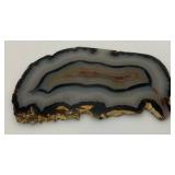 Large 4 1/4" x 6 1/2" Agate Slice Polished