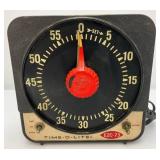 Vintage Electric TIME-O-LITE Model ECZ-73 Large Analog Timer For Photography Darkroom With Buzzer (Seems To Work)