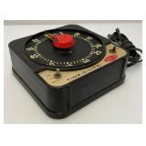 Vintage Electric TIME-O-LITE Model ECZ-73 Large Analog Timer For Photography Darkroom With Buzzer (Seems To Work)