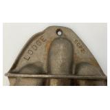 Vintage RARE Lodge Brand Cast Iron (Pepper Shaped) Corn Bread Pan