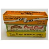 Misc. Vintage Reels With Old Lure Boxes
