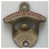 Vintage STARR Co. Casted Metal GRAND PRIZE LAGER BEER Bottle Opener