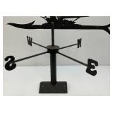 Antique Heavy Metal Sailboat Themed Weathervane 26" x 32"