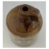 Two Collectible MCCormick "Platte Valley" Striaght Corn Whiskey Miniature Jugs 5" & 6 3/4"