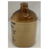 Two Collectible MCCormick "Platte Valley" Striaght Corn Whiskey Miniature Jugs 5" & 6 3/4"