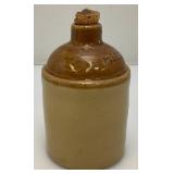 Two Collectible MCCormick "Platte Valley" Striaght Corn Whiskey Miniature Jugs 5" & 6 3/4"