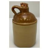 Two Collectible MCCormick "Platte Valley" Striaght Corn Whiskey Miniature Jugs 5" & 6 3/4"