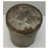Very Heavy Metal "MODEL DAIRY INC." Cream Canister With Lid 9" x 10"