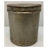 Very Heavy Metal "MODEL DAIRY INC." Cream Canister With Lid 9" x 10"