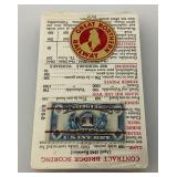 Vintage GREAT NORTHERN RAILROAD Winold Reiss (Factory Sealed) With Revenue Stamp Playing Cards