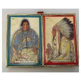 Vintage GREAT NORTHERN RAILROAD Winold Reiss Double Deck Of Playing Cards