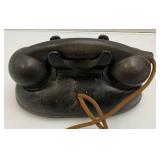 Antique KEllOGG Brand Wall Mount Table Top Phone