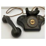 Antique KEllOGG Brand Wall Mount Table Top Phone