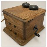 Antique KEllOGG Brand Wall Mount Table Top Phone