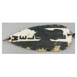 12" x 25" Large Metal Lure Décor