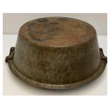 Large Galvanized Pan With Handles 7" x 22"