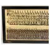 1949 Camp Chaffee Panaramic Military Photos Framed Behind Glass 11" x 25"