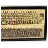 1949 Camp Chaffee Panaramic Military Photos Framed Behind Glass 11" x 25"