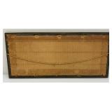 1949 Camp Chaffee Panaramic Military Photos Framed Behind Glass 11" x 25"