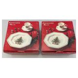 2 Christmastime 12 Pc. Decorative Dinnerware Set