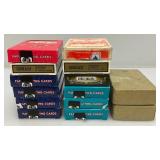 Misc. Vintage Collectible Playing Cards Including Casino Cards, Vintage Miniature Poker Chips (In Original Boxes) And More