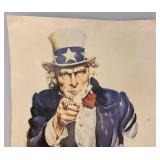 Vintage Uncle Sam "I OWE YOU!" Wisconsin Department Of Veterans Affairs Poster 17" x 22"