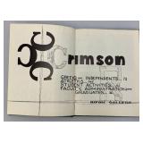 1965-66 Crimson Yearbooks And Old Diary
