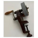 Antique Hand Turn Bench Grinder
