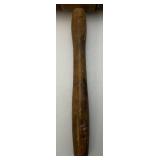 Antique Wooden And Metal Mallet 5 1/2" x 12 1/2"