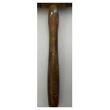 Antique Wooden And Metal Mallet 5 1/2" x 12 1/2"