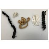 Vintage Cardboard Floral Oriental Style 5 Drawer Chest And More 12" x 13"