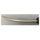 Very Cool Miniature All Metal Souvenir Samurai Sword Brought Back By An American Soldier 13"