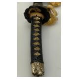 Very Cool Miniature All Metal Souvenir Samurai Sword Brought Back By An American Soldier 13"