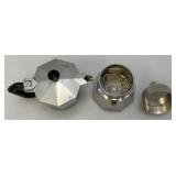 Vintage Junior Express Aluminum Expresso Stovetop Maker 1 Cup Personal Made in Italy 6"